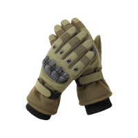 Winter Tactical Riding Gloves for Men – Fleece Lined, Touchscreen Compatible, Soft Shell Motorcycle Gloves — image 2 of 10