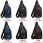 Personalized Pattern Multifunction Shoulder Crossbody Bag for Men Short Travel Messenger Chest Bag Light Outdoor Sport Recreation Lovers Single Shoulder Bag — image 5 of 29
