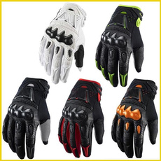 Faded Vintage Motorcycle Gloves - Off-Road Mountain Bike Racing Full Finger Riding Gear — image 3 of 12