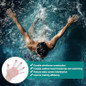 Silicone Swimming Gloves Webbed Swim Gloves Half-Finger Frog Type Swim Training Gloves Water Resistance for Swimming/Diving/Water Aerobics — image 4 of 7