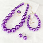 4Pcs/Set Elegant Vintage Pearl Necklace Set Korean Style Women Choker Bridal Wedding Jewelry with Earrings Ring Fashion Accessories — image 8 of 55