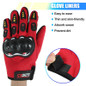 1 Pair Motorcycle Gloves, Half Finger / Full Finger Motorbike Riding Gloves Touchscreen Gloves Outdoor Sports Cycling Hiking Gloves Tactical Mittens Skiing Glove — image 61 of 70