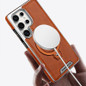360 ° Rotating Bracket Leather Case,For Samsung Galaxy S24 S23 S25 Ultra S25Edge Wireless Charging Phone Protective Back Cover — image 5 of 13