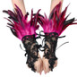 1 pair, Bohemian Gothic faux feather gloves, monochrome lace sequined lace-up hook gloves, Halloween party dress-up wristbands — image 10 of 16
