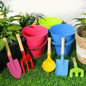 Beach Toy Outdoor Sand Play Bucket Toy with Shovel Rake Garden Planting Toy Bathtub Water Play Toy Kids Educational Toy — image 12 of 12