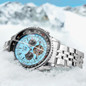 Automatic Watches for Men Fashion Brand JARGAR Men's Big Face Automatic Mechanical Male Wrist Watch Steel — image 22 of 25