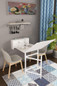 Creative Solid Wood Folding Wall Mounted Kitchen And Balcony Retractable Dining Table Sundries — image 5 of 19