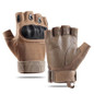 Tactical Gloves for Men - Half Finger Outdoor Training & Combat Hard Shell Protective Riding Sports Gloves with Anti-Slip Grip — image 13 of 28