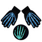 Novelty Halloween Glowing Claw Gloves Scary Cosplay Costume Full Finger Gloves Adult Unisex Gothic Knitting Gloves BUT — image 14 of 15