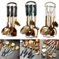 7Pcs Stainless Steel Cooking Utensils Set Kitchen Utensils Set Kitchen — image 8 of 14
