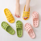 Slippers for Women Men Soft Sole Non-slip Bathroom Leaking Slippers Hollow Shower Shoes Bath Slippers Home Sandals Summer Beach Slides Couple Slippers — image 16 of 24