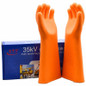 High Voltage Insulated Gloves 12KV 20KV Professional Electrical Safety Rubber Work Gloves — image 7 of 11