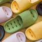 Slippers for Women Men Indoor and Outdoor House Slippers Bathroom Shower Shoes Anti-slip Slides Water  Leaking Beach Slippers Summer Couple Slippers Hollow Bath Slippers — image 13 of 29