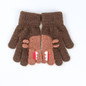 Vintage Cartoon Pattern Knitted Gloves Girls Thick Glove Windproof — image 11 of 16