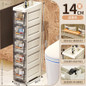 Ultra-Slim Gap Storage Cabinet - Waterproof Bathroom & Kitchen Organizer for Tight Spaces — image 10 of 13