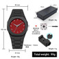Waterproof Sports Watch for Men - Durable Rubber Strap Quartz Watch — image 15 of 40