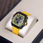 Mens Luxury Watch Watches For Men 50M Waterproof Japanese Quartz Movement Tonneau Stainless Steel Case Sapphire Glass With Chronograph Date Function Cool Unique Fashion Gift Watch — image 5 of 8