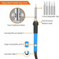 60W Soldering Iron Full Kit Electronic Welding Irons Tool Adjustable Temperature — image 12 of 14