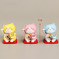 1PC Cartoon Cat Figurine Animal Model Ornament Home Craft Decor Glass Decoration DIY Accessories — image 4 of 9