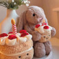 Jellyc Bunny Plush Toy - Cuddly Cake Bunny with Fluffy Fur and Shy Expression — image 4 of 7
