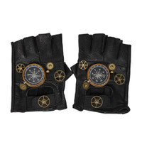 Vintage Gothic Gloves Industrial Age Half Finger Gloves Stage Shows — image 2 of 12