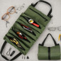 1 Pc Heavy-Duty Rolling Tool Kit - Multifunctional Electrician and Mechanic Storage Bag, Ideal Father's Day Gift, Suitable for Outdoor Storage Box, Cabinet, Shelf — image 7 of 11