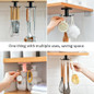 For Kitchen Organizer and Storage Kitchen Supplies Organizers Rotatable Rack Accessories Cabinet Organizer Hook Up Storage Rack — image 5 of 16