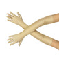 Satined Gloves for Wedding Ceremony Simple Elbow Gloves Formal Occasion Gloves Banquet Long Gloves for 1920s Costume — image 9 of 16