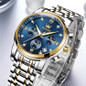 Watches For MenLuxury Big Face Mens Watch Stainless Steel Quartz Analog Dress Watches For Men Luminous Multifunction Chronograph Man Watch Relojes De Hombre — image 7 of 7