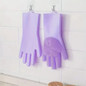 Silicone Dishwashing Gloves with Scrubber – Kitchen Cleaning & Pet Bathing Gloves — image 5 of 10