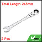 1pc/2pcs Metric Flex-Head Ratcheting Combination Wrench 72 Teeth 12 Point Dual-purpose Rachet Wrench Ended Spanner Hand Tools (6mm-24mm To Choose) — image 30 of 55