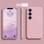 Colorful Liquid Silicone Case For S22 S23 S24 FE Plus Samsung Galaxy S25 S24 S23 S22 UItra Bracket Phone Cover — image 22 of 22