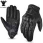 ELLSWEITA Motorcycle Gloves: Genuine Leather, Anti-Slip & Touchscreen Compatible for Riding — image 10 of 11