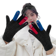 Cartoon Funny Expression Gloves Five Finger Gloves for Outdoor Cycling — image 3 of 12