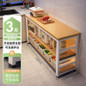 Multifunctional Kitchen Storage Cabinet with Microwave Stand and Cutting Board — image 28 of 58