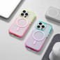 Luxury Color Gradients Transparent Magsafe Phone Case for IPhone 16 Pro 15 14 Pro Max Magnetic Wireless Charge Bumper Pc Cover — image 5 of 12