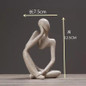 Abstract Meditation Sculpture Set | Modern Home Decor Figurines for Zen & Interior Design — image 12 of 19