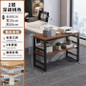 Multifunctional Kitchen Storage Cabinet with Microwave Stand and Cutting Board — image 48 of 58