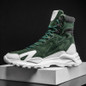 Trendy Chunky Sole High-Top Sneakers for Teens - Fashionable Outdoor Casual Sports Shoes — image 4 of 9