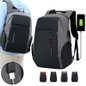 Men's Laptop Backpack,  Anti-theft Bag Large Capacity Business Bag For Travel, USB Charging Backpack College School Computer Bag Gift For Men & Women — image 46 of 46