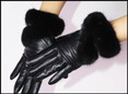 Genuine Sheepskin Gloves with Fox Fur Cuff | Winter Warm Touchscreen Riding Gloves — image 8 of 17