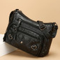 Vintage-Inspired Women's Shoulder Bag - Large Capacity, Synthetic Faux Leather, Adjustable Strap, Multiple Pockets, Zipper Closure - Perfect for Daily Commute, Work, Travel - Includes Cosmetic Bag | Travel Bag | Vintage-Inspired Purse — image 19 of 25