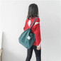 High Capacity Women Corduroy Tote Ladies Casual Shoulder Bag Foldable Reusable Shopping Beach Bag — image 8 of 14