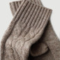 Warm Knit Scarf Hat Gloves Set | Chunky Cable Wool for Winter — image 5 of 11