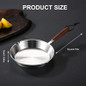 Multifuntional Kitchen Pots 304Stainless Steel Small Pots Heating Oil Pans Kitchen Cookwares Small Frying Pans for Oil — image 12 of 13