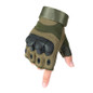 Tactical Gloves for Men - Half Finger Outdoor Training & Combat Hard Shell Protective Riding Sports Gloves with Anti-Slip Grip — image 6 of 28