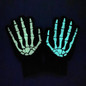 Novelty Halloween Glowing Claw Gloves Scary Cosplay Costume Full Finger Gloves Adult Unisex Gothic Knitting Gloves BUT — image 9 of 15