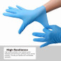 Disposable Gloves Medium, Nitrile And Vinyl Blend Material Gloves, Latex Free, 4 Mil 200 Pc Food Grade Glove For Cleaning, Food Prep, Hair Dye, Tattoo, Blue — image 9 of 9