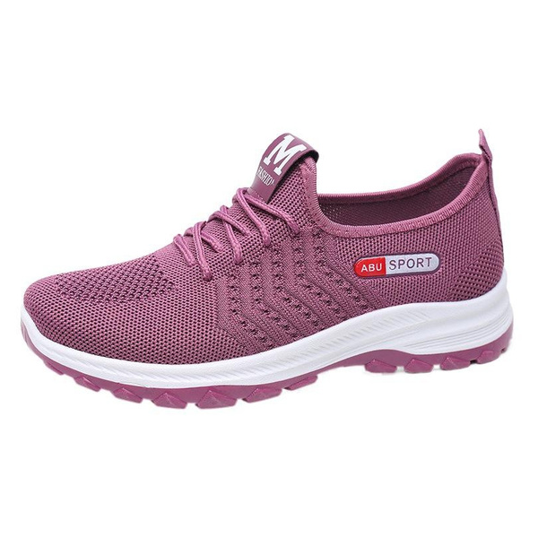 Breathable Knit Walking Shoes for Women - Lightweight Comfort Casual Sneakers — image 1 of 10