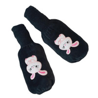 Lovely Rabbit Arm Sleeves Fingerless Hand Gloves For Student Writing Reading — image 2 of 15
